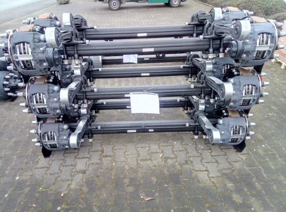 Bremsachse 12 to, DOLFAPARTS, Vierkant 140mm, Bremse 420x200, Lochkreis 335